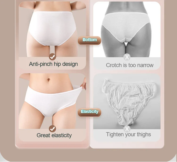 Hospital Disposable Panties For Period Nonwoven Maternity After