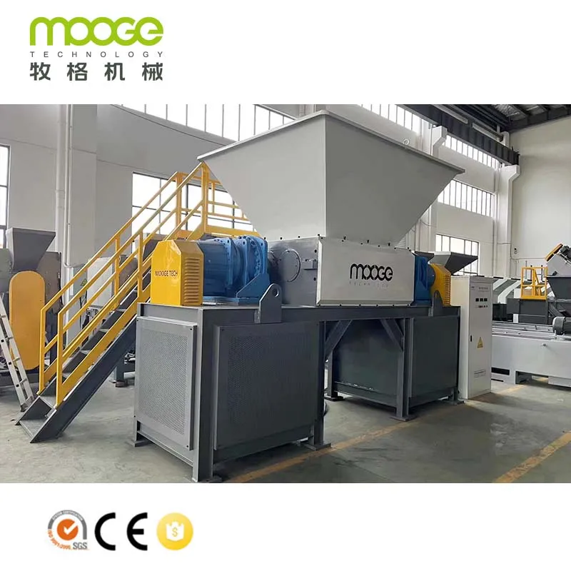 Computer Plastic Wire Mesh Double Shaft Shredder Machine