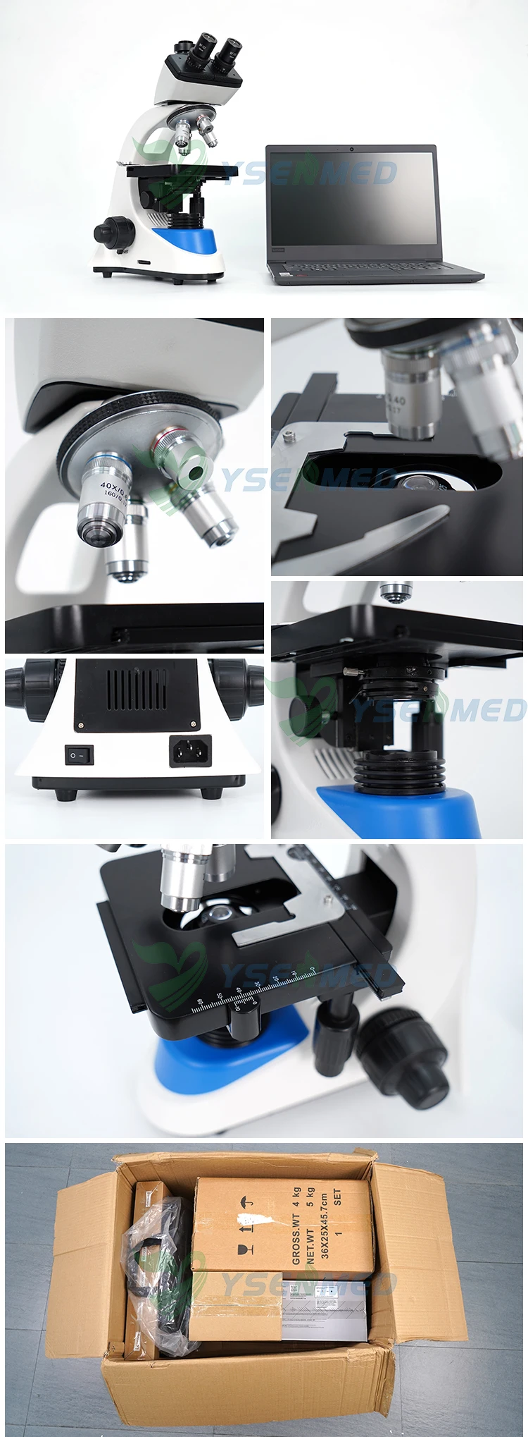 Ysvetsa68p Microscope Sperm Analyzer Veterinary Sperm Semen Analyzer