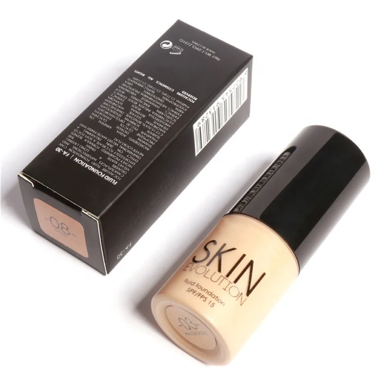 New Arrival Natural Skin Private Label Full Coverage Easy To Color Liquid Foundation