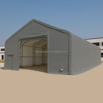 Heavy Duty 30x60ft Outdoor Steel Structure 15x18m Industrial Warehouse PVC Roof Dome Garage Canopy Carport Storage Car Parking