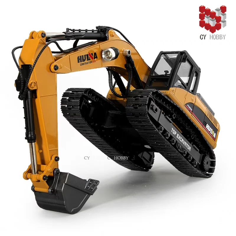 HUINA 1580 RC Excavator Toy 1:14 Scale, Metal Construction, 23CH