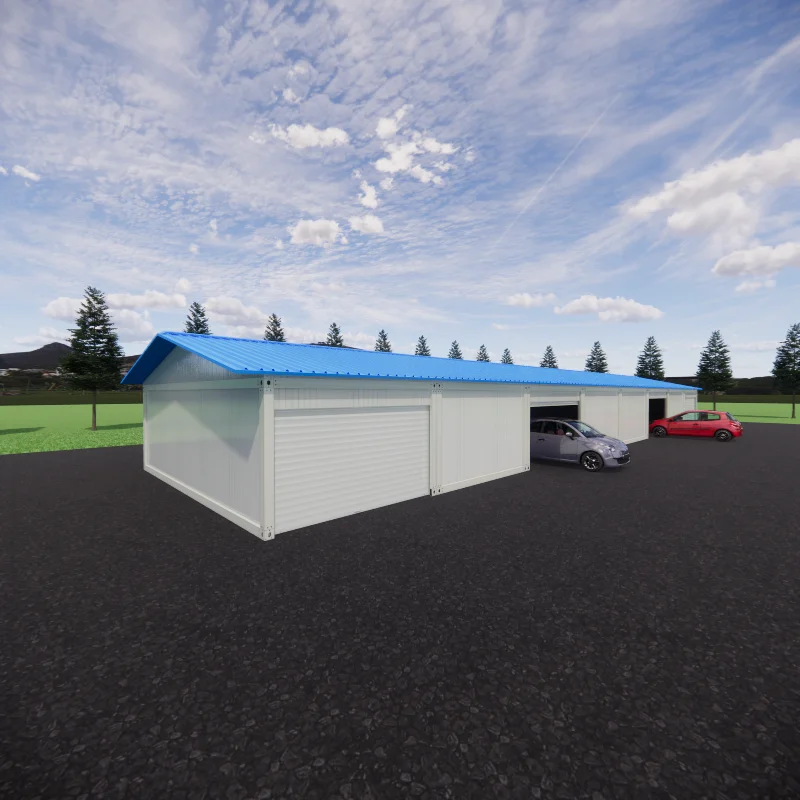 منزل حديث قابل للفصل ومخصص بحجم 40 قدمًا، منزل تخزين كبير من الحاويات، منزل تخزين، مبنى من مواد ألواح EPS