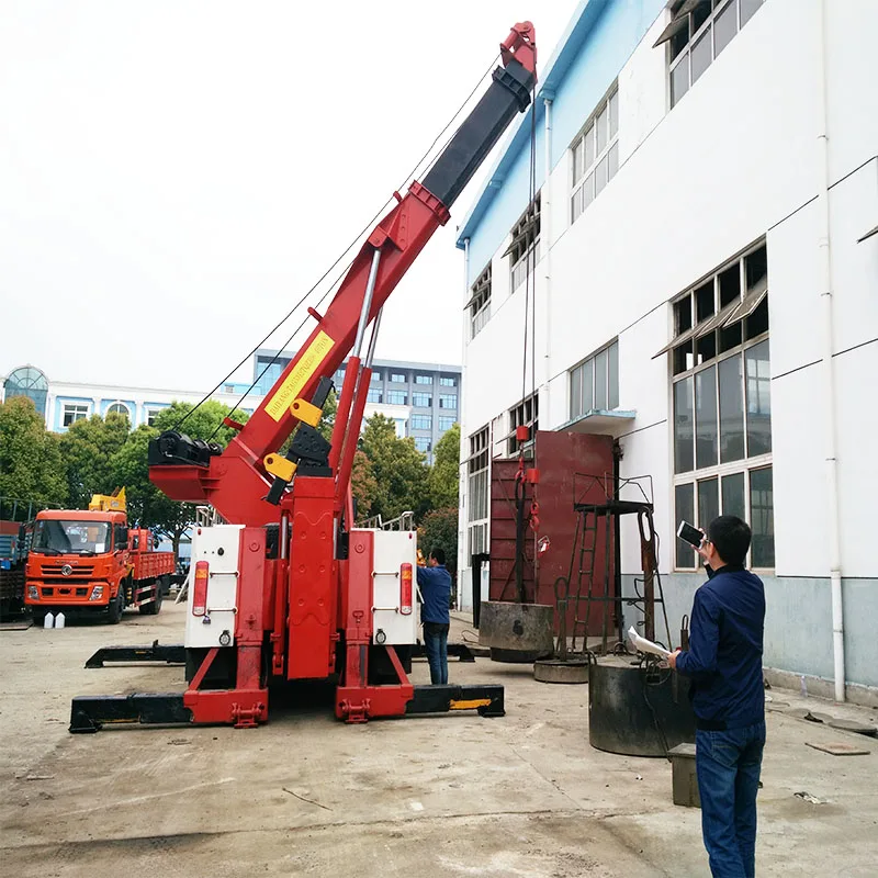 SINOTROK HOWO 8*4 LHD RHD Heavy Duty Emergency Vehicle Road Rescue Truck Rotator Wrecker Towing Truck Manufacturer