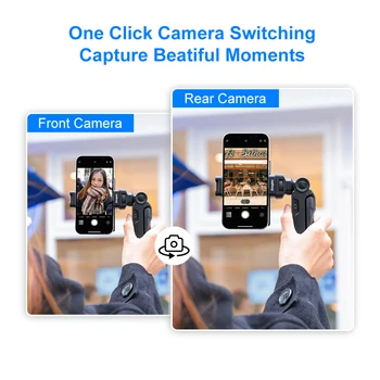 KingMa Detachable  Wireless Vlogging Tripod Grip for iphone 11 12 13 14 15 detail image