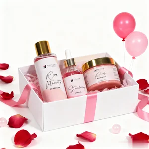 Hot Selling Private Label Feminine Yoni Wash Kit  Scrub Salt Exfoliator Yoni Oil for Valentine's Day