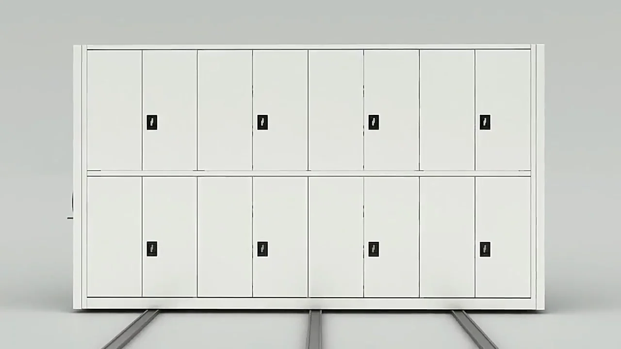 Office Mobile Compactor Storage System Steel Movable Shelving Racks