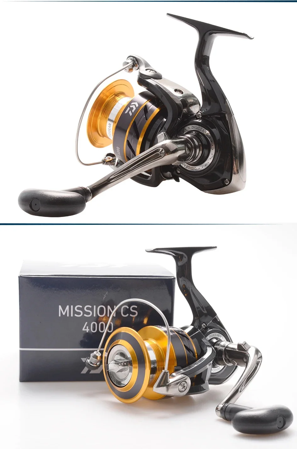 Daiwa Ninja 1000 2000 2500-xh 3000-c 5000-c Carp Fishing Saltwater Bait ...