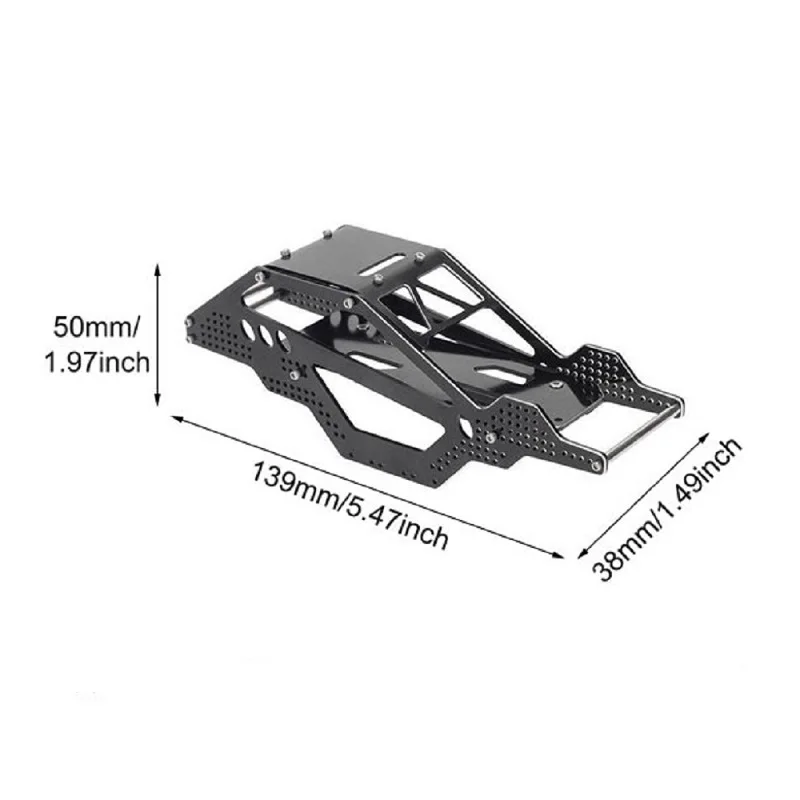 Hot Sale 1/24 Axial SCX24 90081 RC Car Upgrade Parts Metal Aluminium Alloy Chassis Frame Body Kit