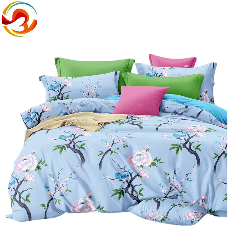 King Polyester Duvet Cover Sabanas De Algodon Pillow Cover Edredon