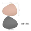 Pink and dark gray placemats