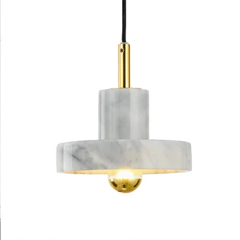 wholesale semi floushmount pendant marble pendant vintage chandelier dining room restaurant light E27 E26