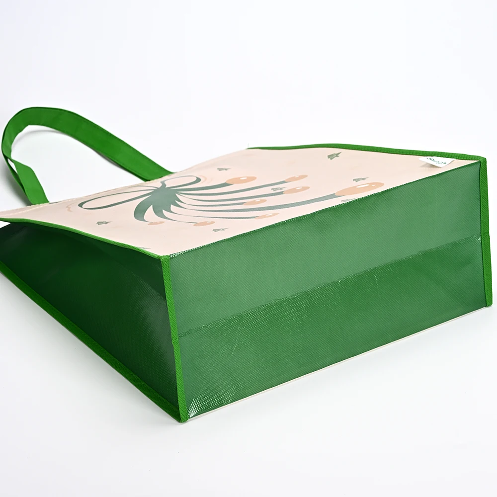 Hot Sale Wholesale Recyclable Shopping Market Tote Eco Friendly Custom Print Promotional Non Woven Bag Laminated supplier