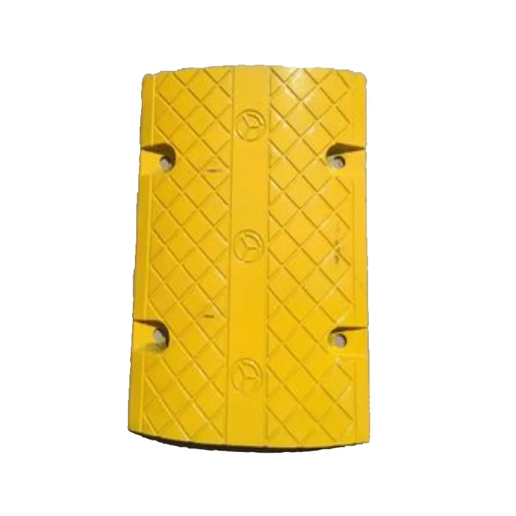 Road traffic safety truck vehicle slow down reducer barrier Heavy duty steel speed breaker bump metal Speed humps