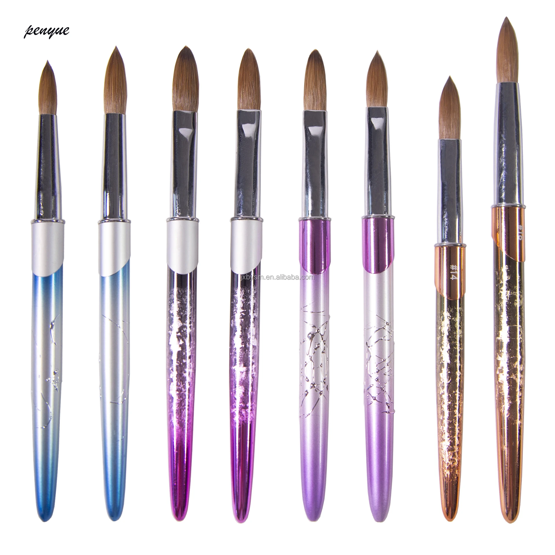 2022 New Diamond Pinceles Kolinsky Crimped Size 8 10 12 14 16 18