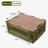 M - 20L - avec couvercle en bois - Vert