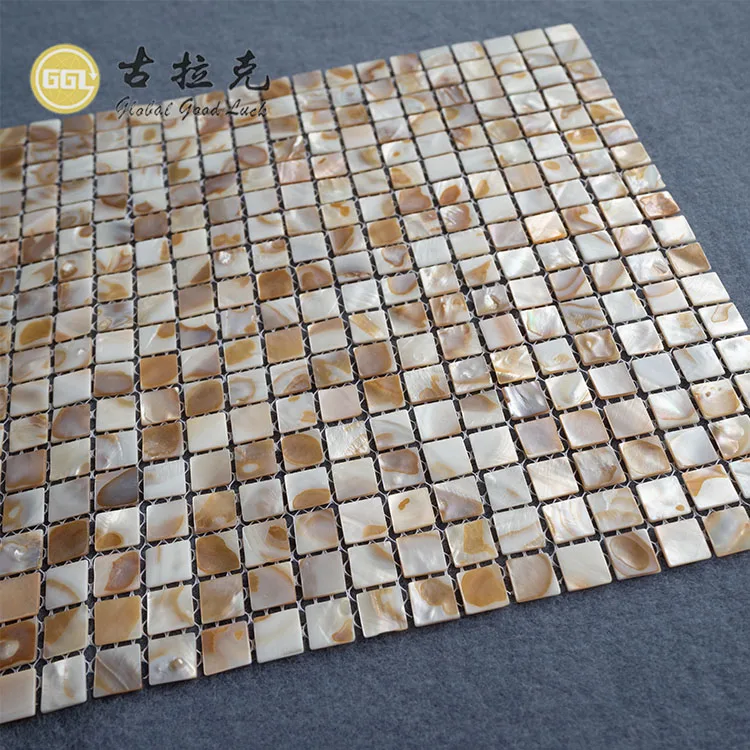 Home Decor Mother of Pearl Backsplash Shell Mosaic Tiles for Wall factory