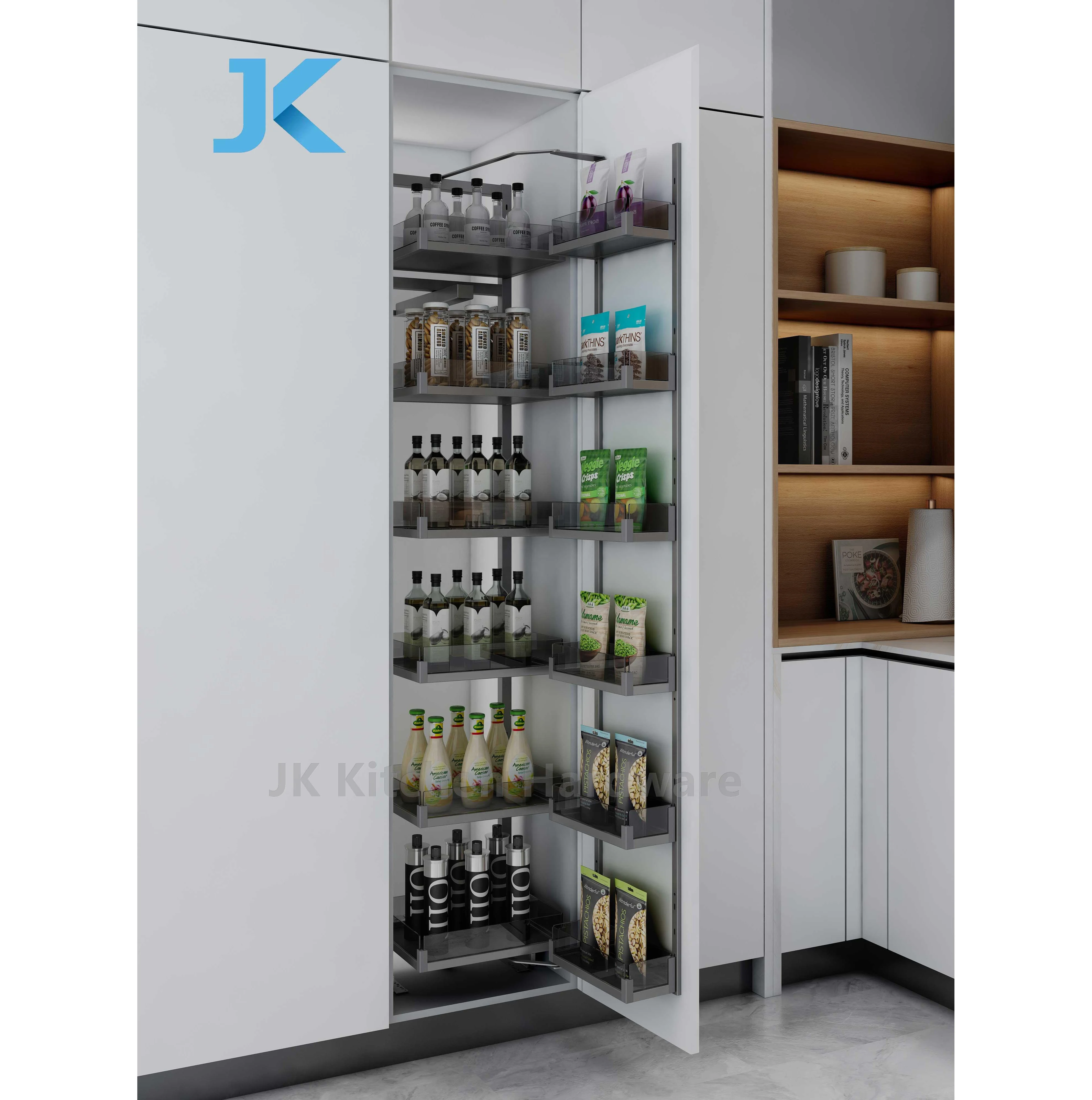 Jk Soft Close Swivel Pull Out Pantry Kitchen Storage Tall Unit Cabinet Buy Kitchen Storage Tall Unit Cabinet Tall Unit Cabinet Pantry Basket Product On Alibaba Com