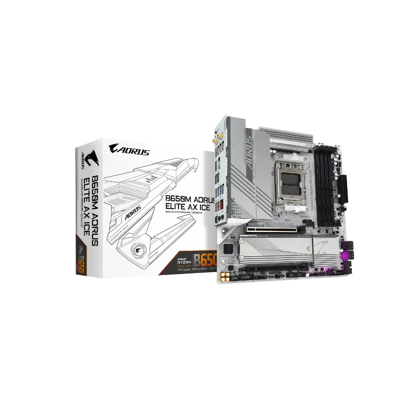 GIGABYTE B650M AORUS ELITE AX ICEゲーミングマザーボードAM5 GIGABYTE B650M AORUS ELITE AX ICEゲーミングマザーボードAM5