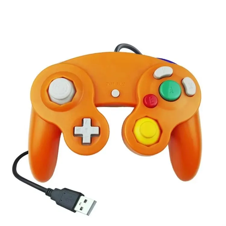 USB Wired Gaming Controller for Nintendo GameCube NGC Joystick Gamepad Joypad Handle Control Manette