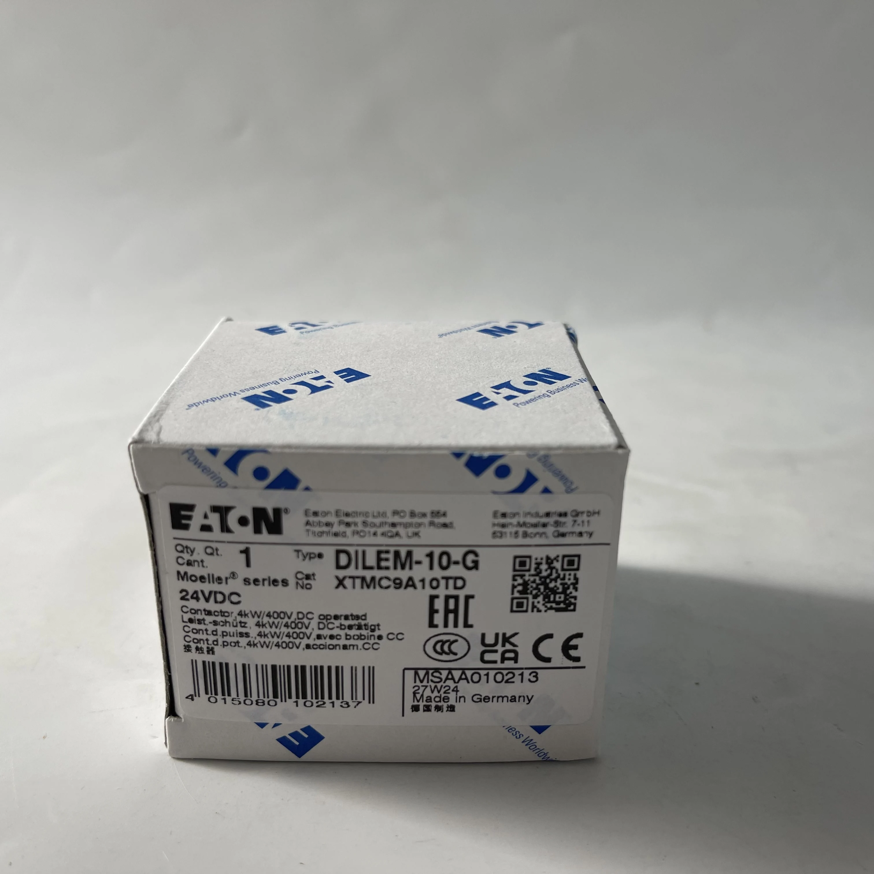 Eaton DC Contactor DILEM-10-G