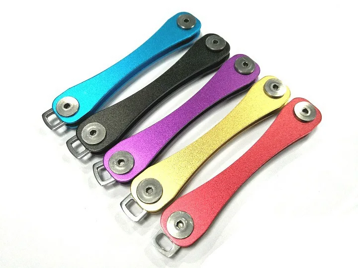 Compact Aluminium Smart Key Organizer And Keychain Holder_voghion.com