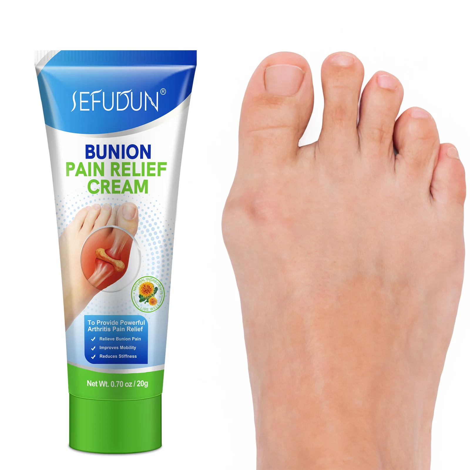 Joint Toe Pain Relief Stiffness Inflammation Treatment Arching Bunion Pain Relief Ointment Arching Pain Bunion Relief Cream