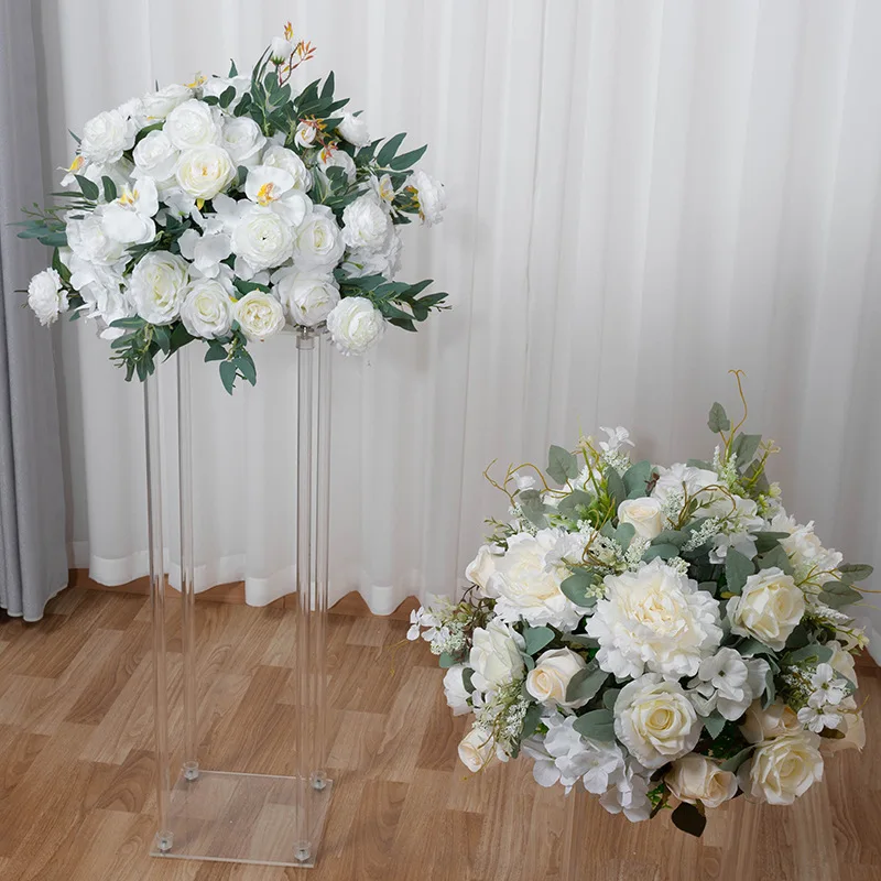Qslh-f466 Factory Wholesale Wedding Table Centerpieces Flower Ball Silk ...