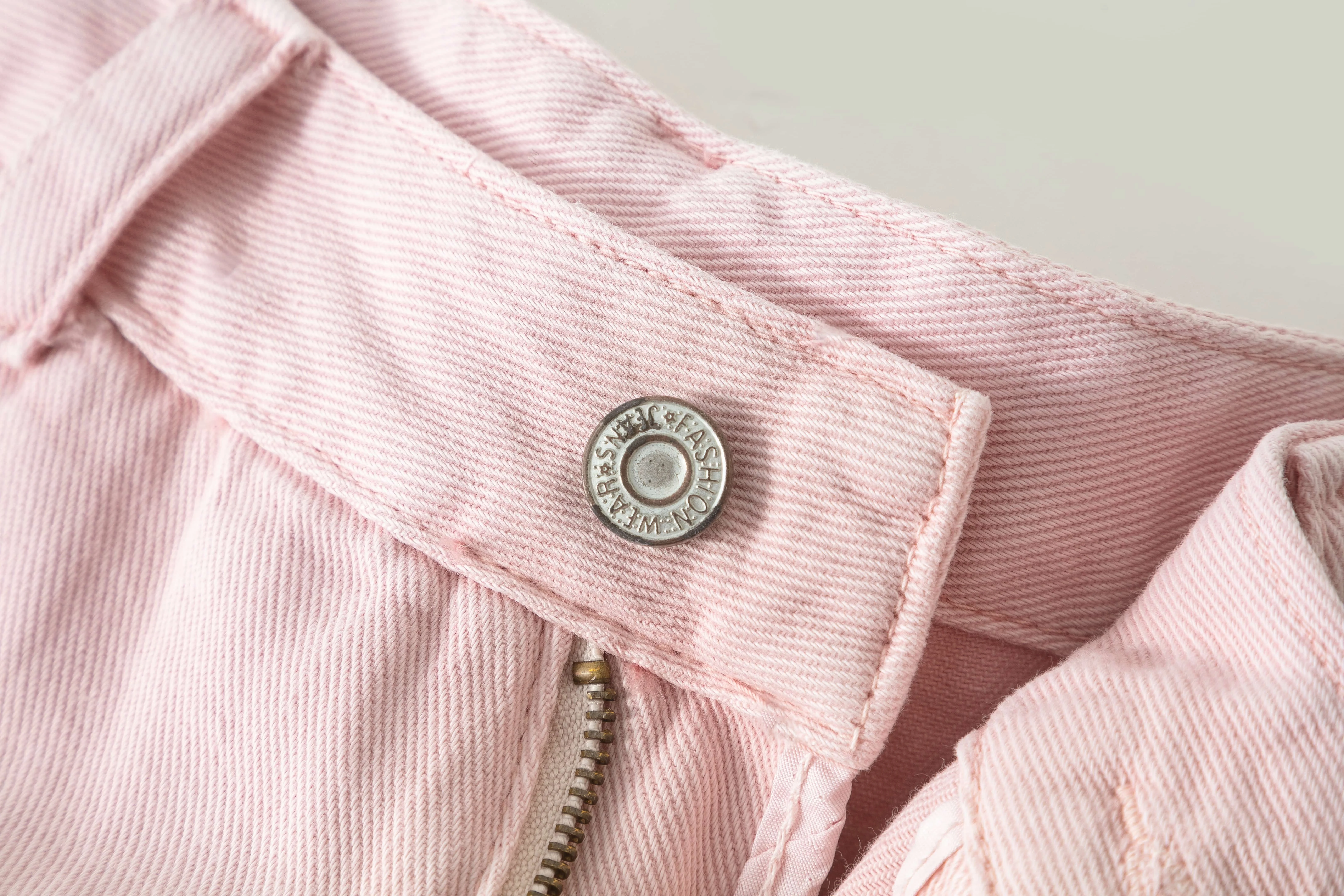 Clothing Manufacturers Color Washed Belt Ladies Custom Denim Pants Denim Shorts Women's Shorts Women Jeans