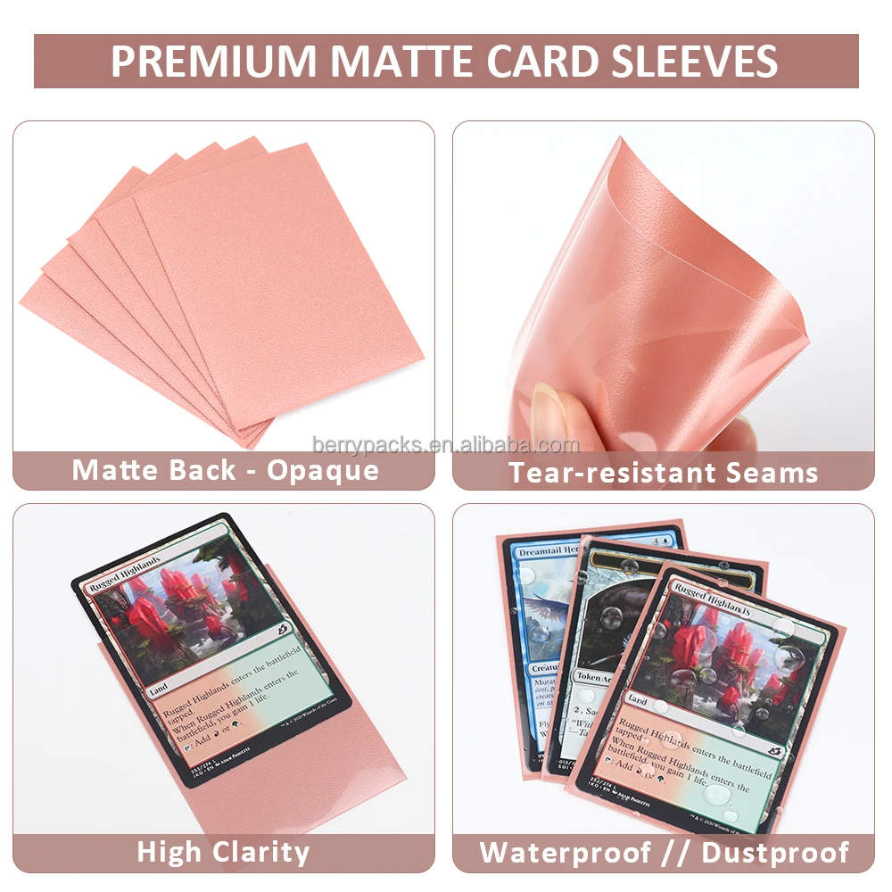 card sleeves 66x91 Standard Card Game Sleeves 66x91 Matte main image 1