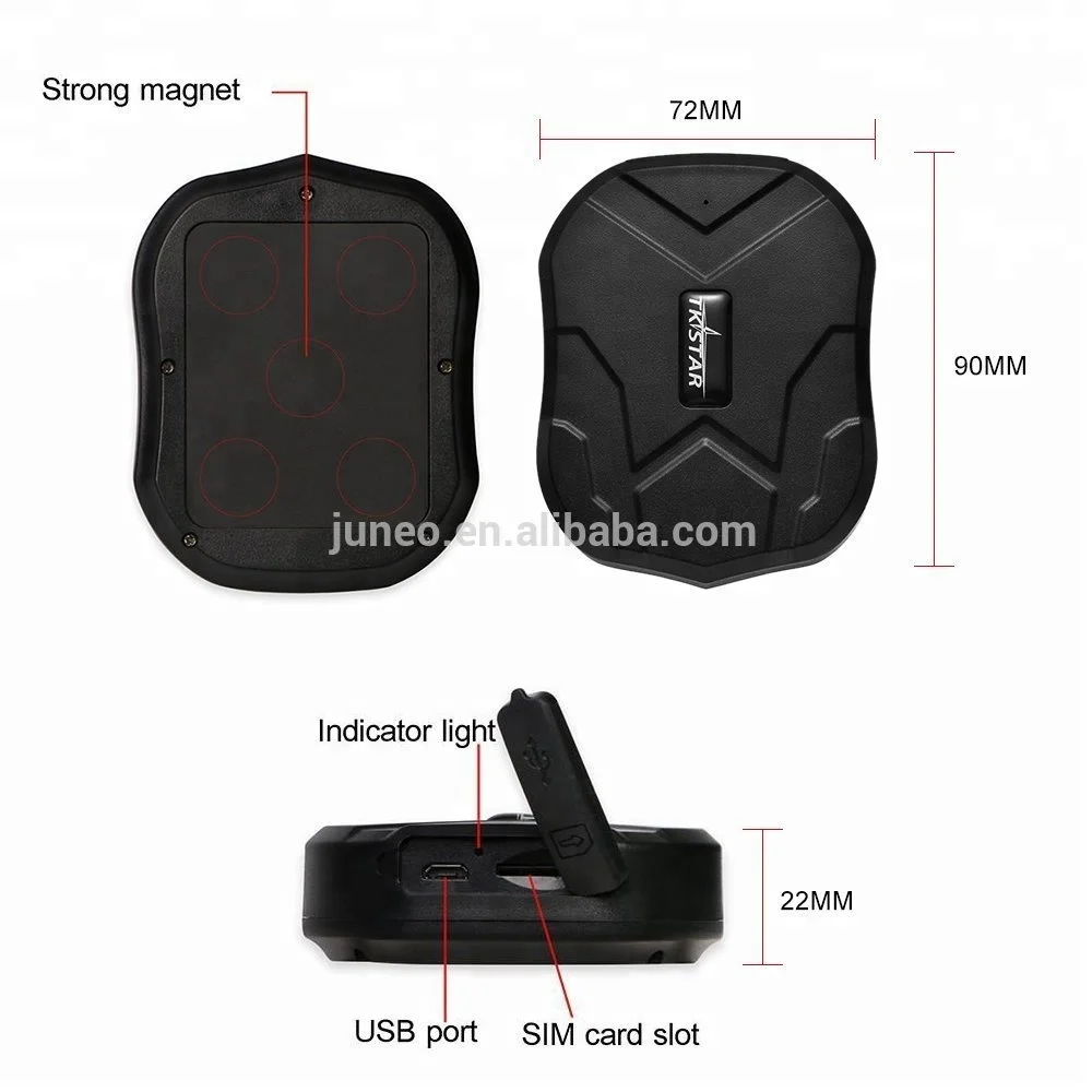 TK905 Tracker GPS Per Auto – Localizzatore Satellitare Con Magnete Potente, Batteria 5000mAh, App Gratis E Allarmi Multipli