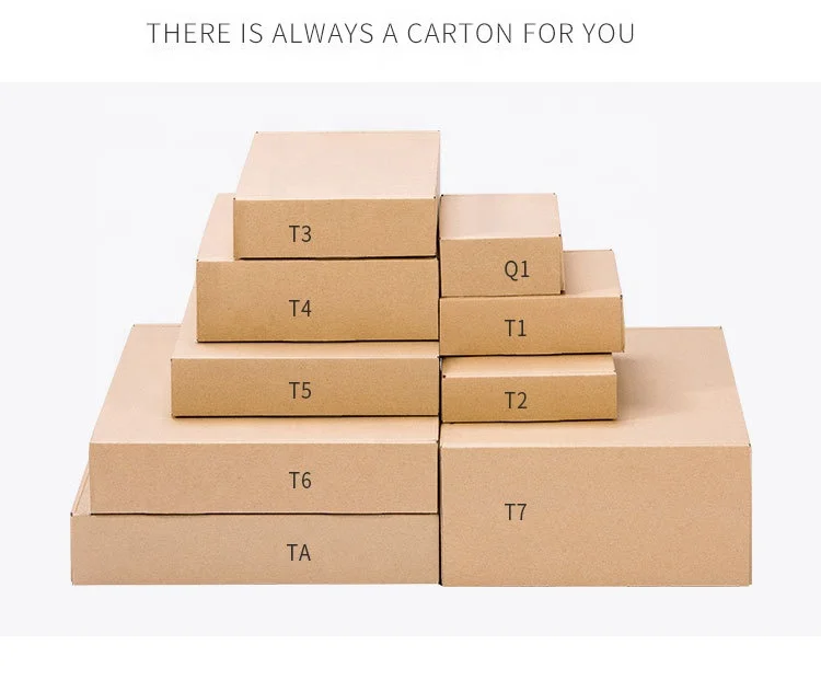 New-styled Kraft Carton Subscription Mailer Clothing Shipping Packaging Box with Printing