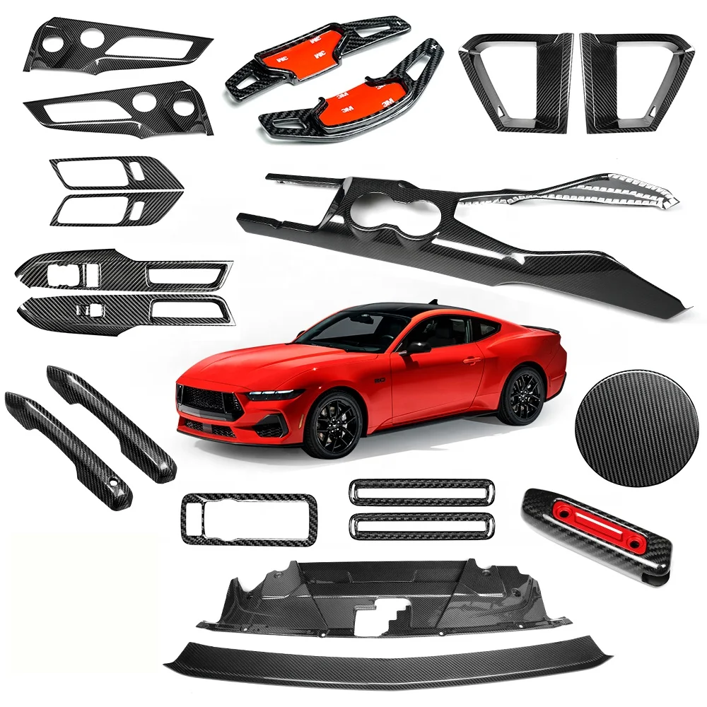 Ford Mustang Ecoboost GT 2024-2025 Dry Carbon Fiber Body Kit