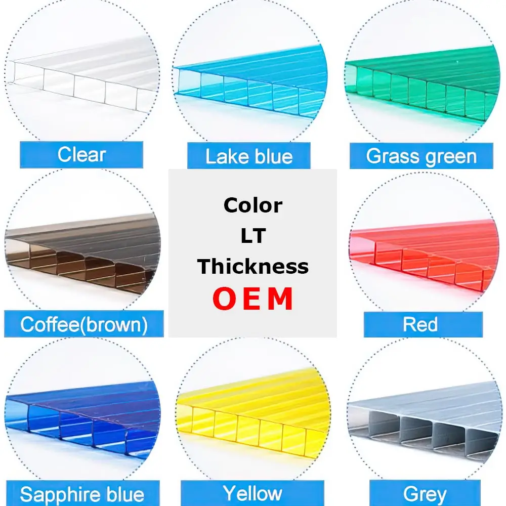 Germany Bayer Polycarbonate Sheet Polycarbonate Sheet 10Mm Prices for Panels Poly Carbonate in Saudi Arabia