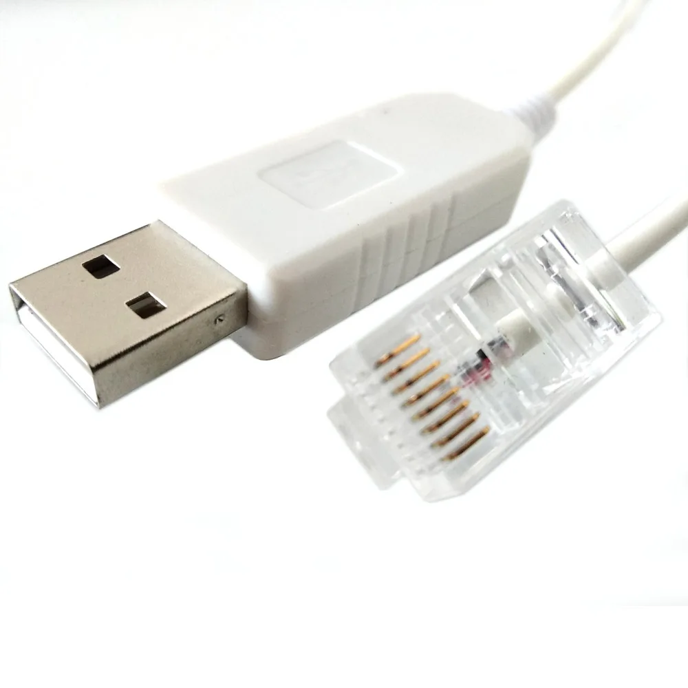 Silabs CP210x CP2102N USB RS232 to RJ45 Serial Adapter Cable for Glory Money Counting Machine