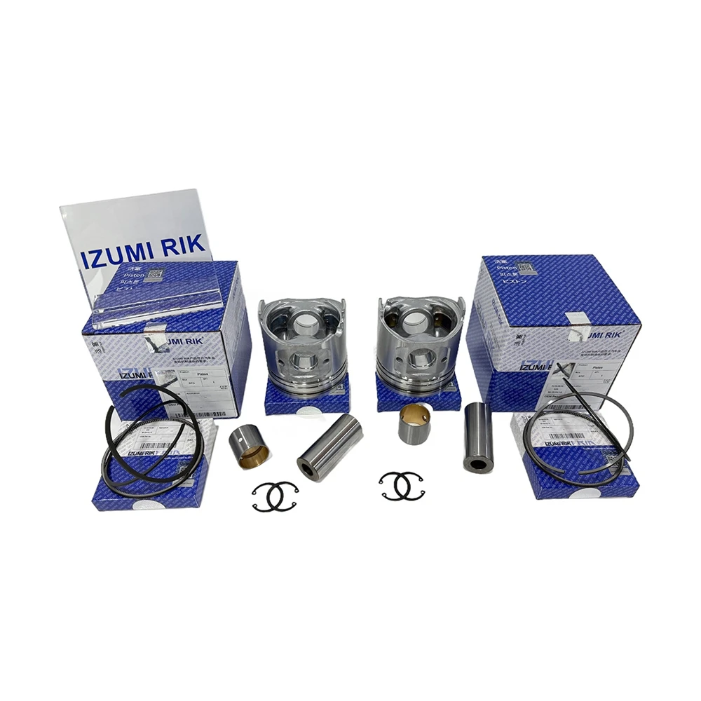 Heavy Duty Engine Parts IZUMI H2D Piston & Piston Ring Set for Engine Parts