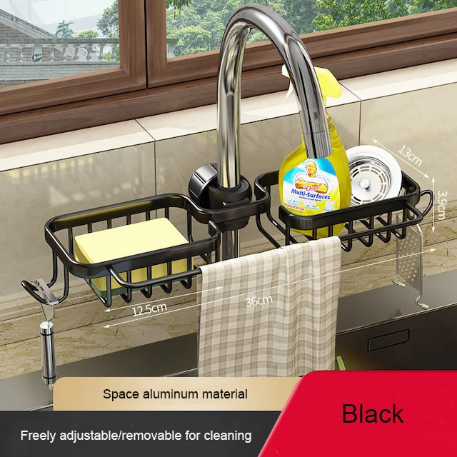 Porta spugne cucina in acciaio ideale per spugne iDesign Porta spugne