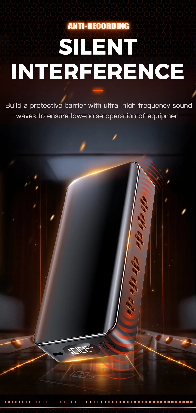 F50 Mobile Privacy Defender: Blocks Phone Calls, Voice Recorders & Covert Video Recording the Voice Jammer