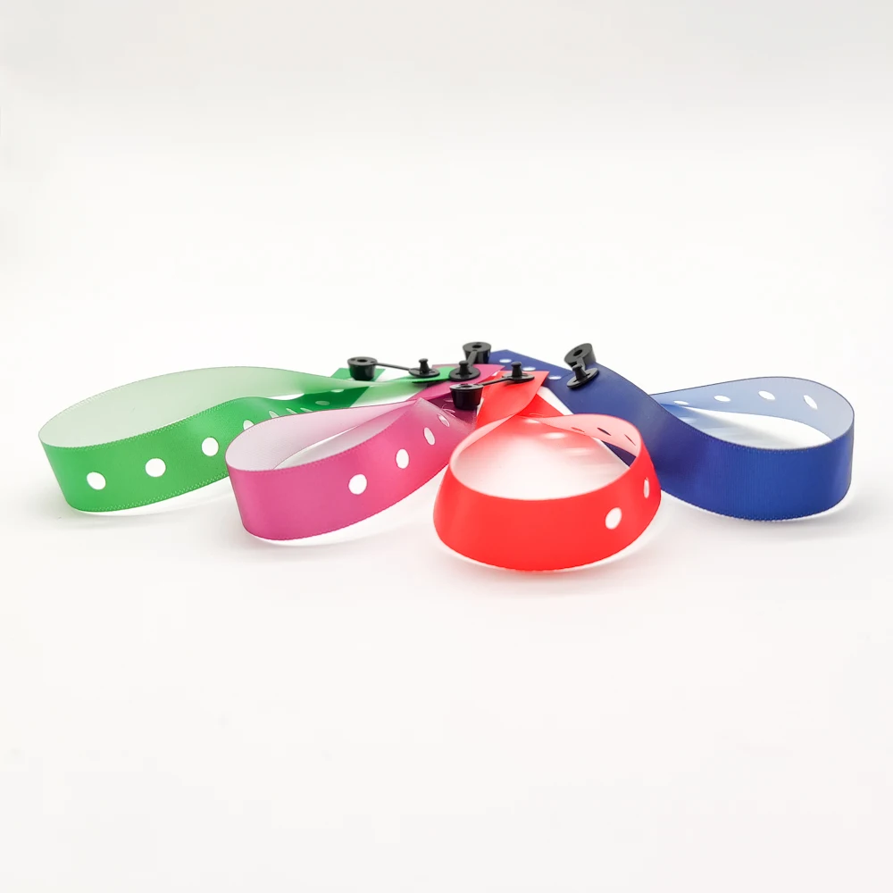 product customized events new design dye sublimation festival satin wrist band wristbands-1