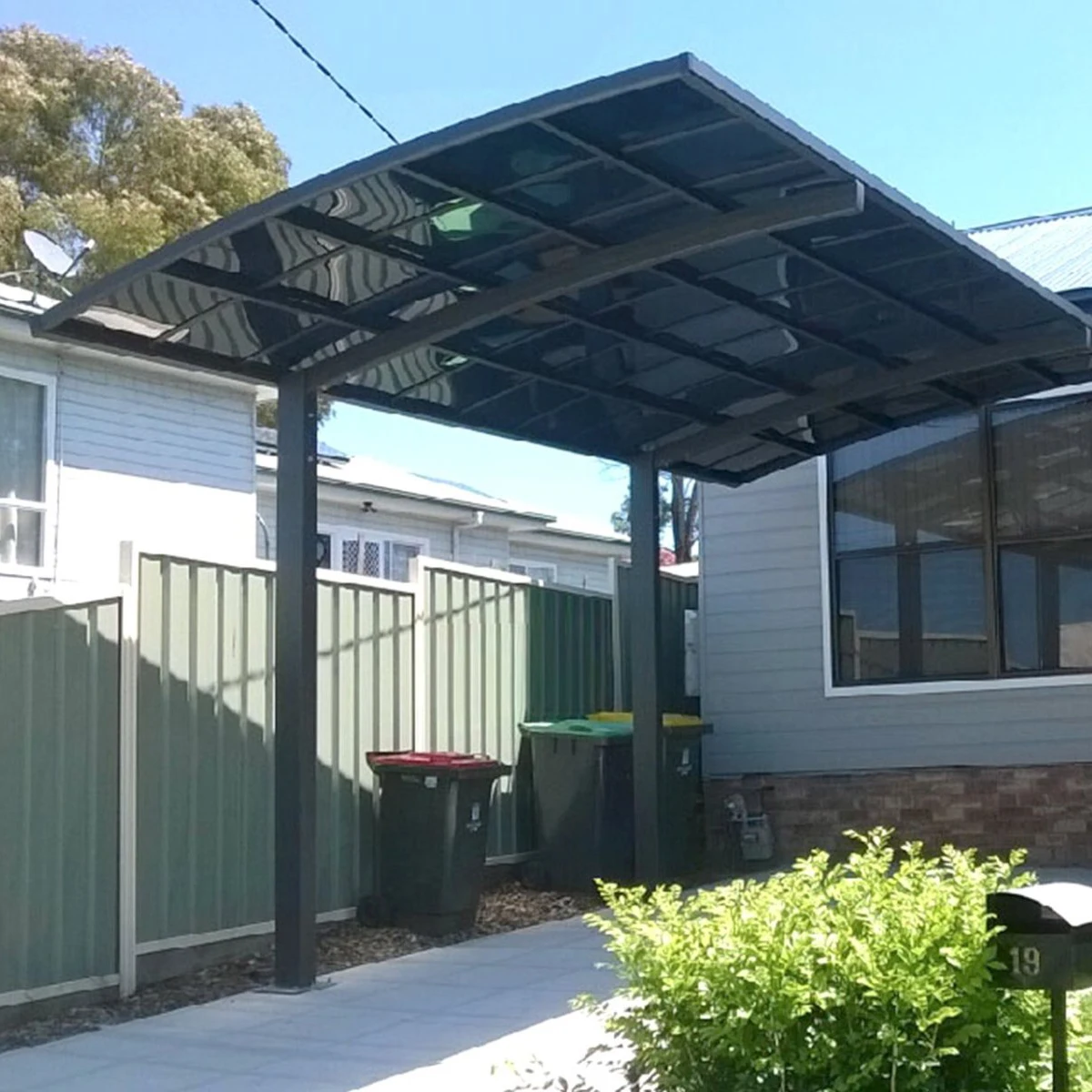 Temporary Carports with Polycarbonate Roof Durable Stylish