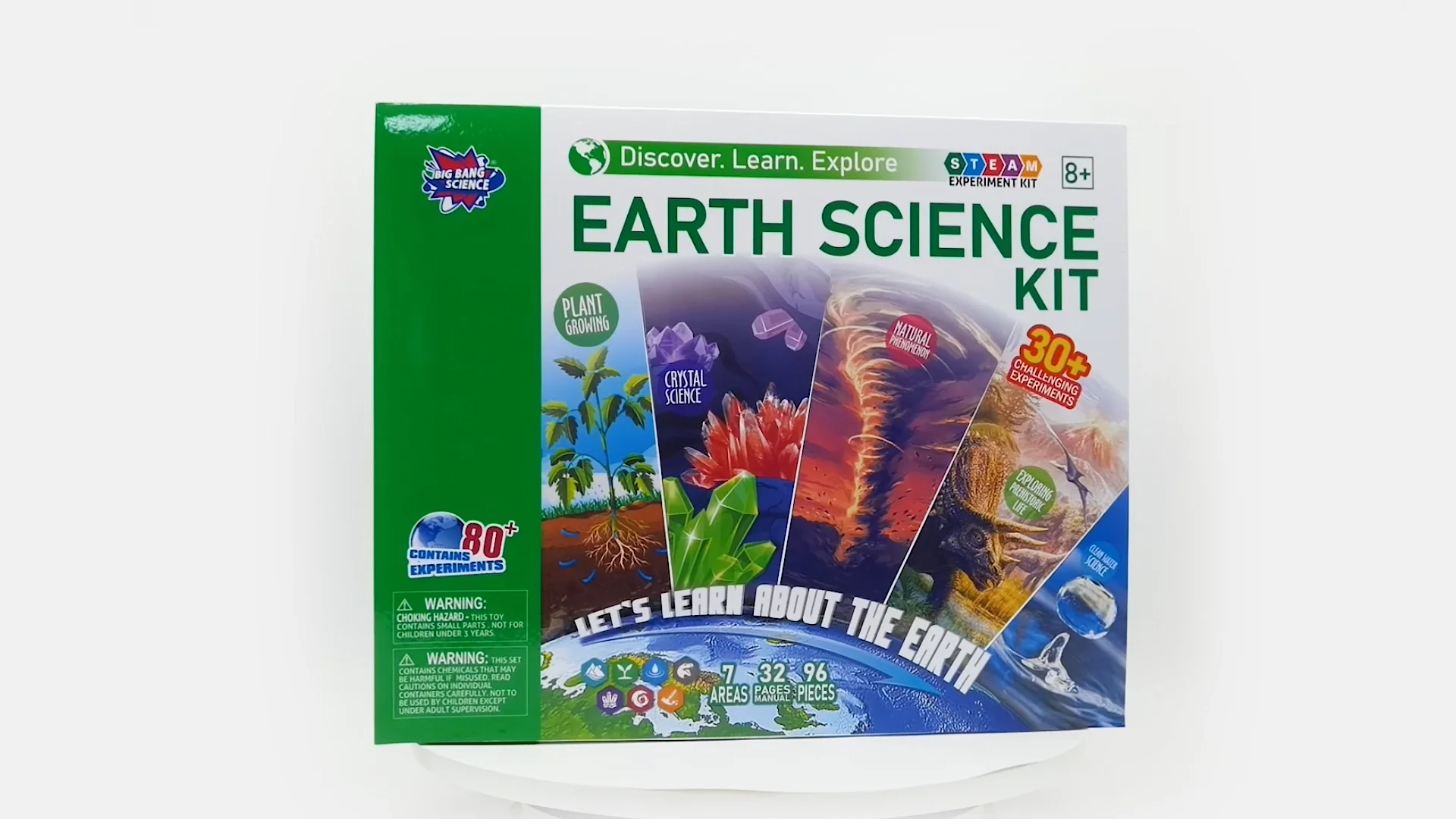 80+ Lab Experiments Contains Gemstone Dig Crystal Growing Volcano