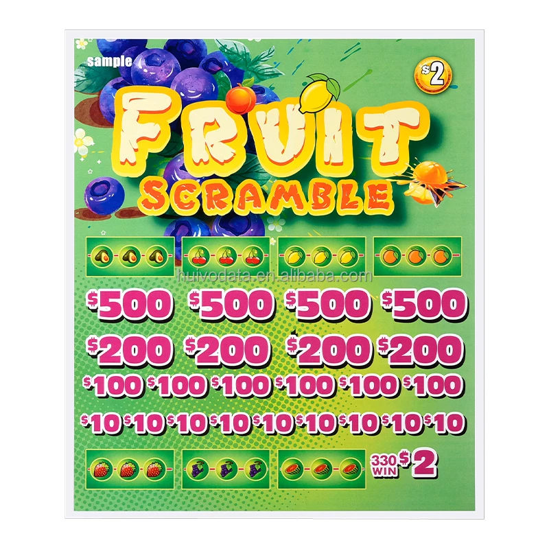 Code Pull Tab Card Pull Tab Tickets Cards Custom Break Open Pull Tab Lottery Tickets Lucky ...