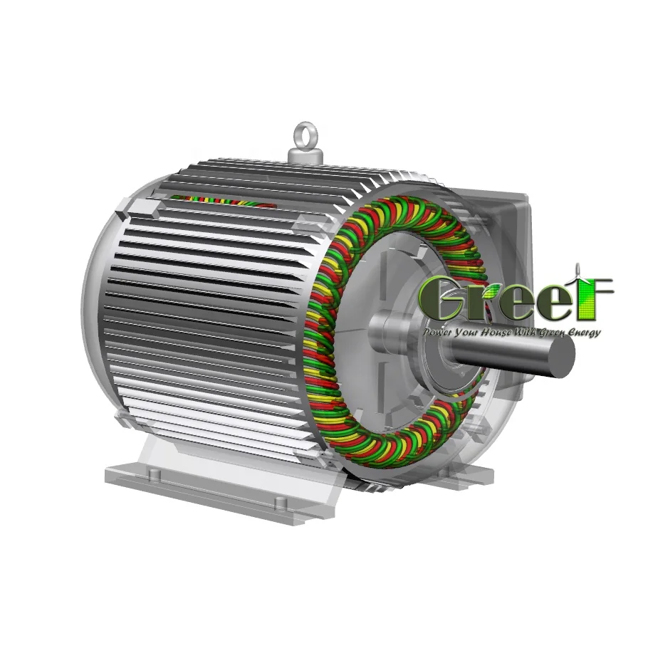 PMG! 50 Rpm Permanent Magnet Alternator Generator, 10kw 20KW Alternator Low Speed Alternator