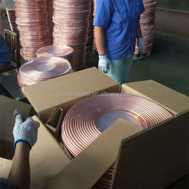 Медная оладительная трубка малого диаметра 1/2 дюйма 1/4 1/8 капиллярная медная