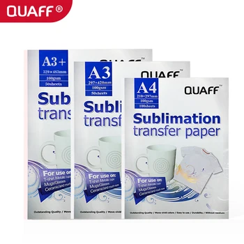 Papier de transfert sublimation A3 Quaf dos rose - supplytechmaroc