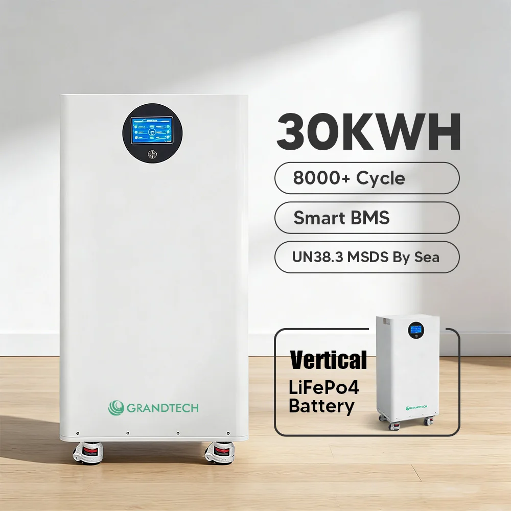 Lifepo4 Battery 48v 51.2v 10kw 15kw 30kw 48kwh 50kwh All in One Solar Energy Storage Lithium Battery with 8500 Cycle Stackable