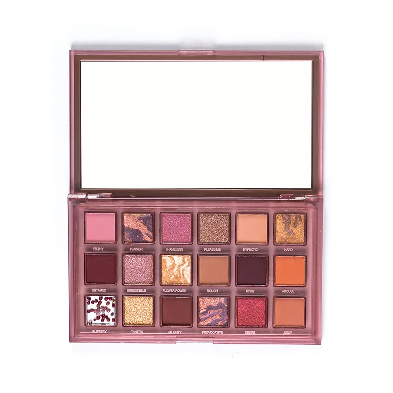 Cheap Wholesale Makeup Private Label Costom logo Luxury Eye Shadow Pallet Customize 18 Color Eye Shadow Palette High Pigment
