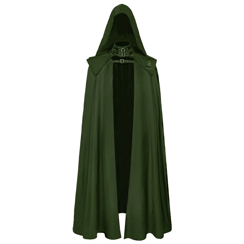 Cape à Capuche Unisexe 150 Cm – Cape Halloween Cosplay Respirante Pour Adultes Et Enfants