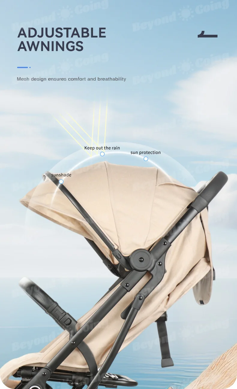 Newborn gifts items Aluminum frame fashion baby stroller baby pram