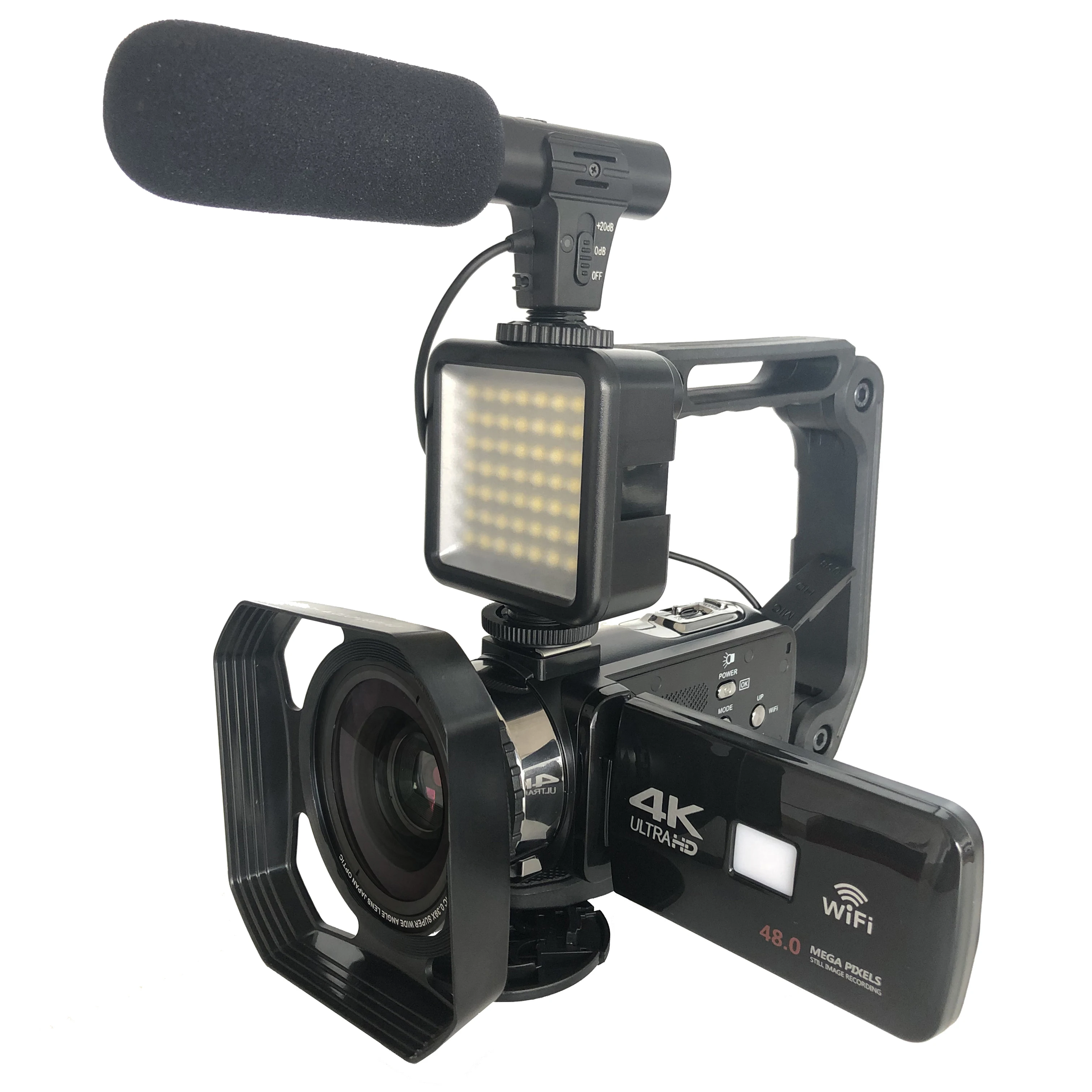 1080P HD Wifi 48MP Camcorder for Live Streaming & Vlogging